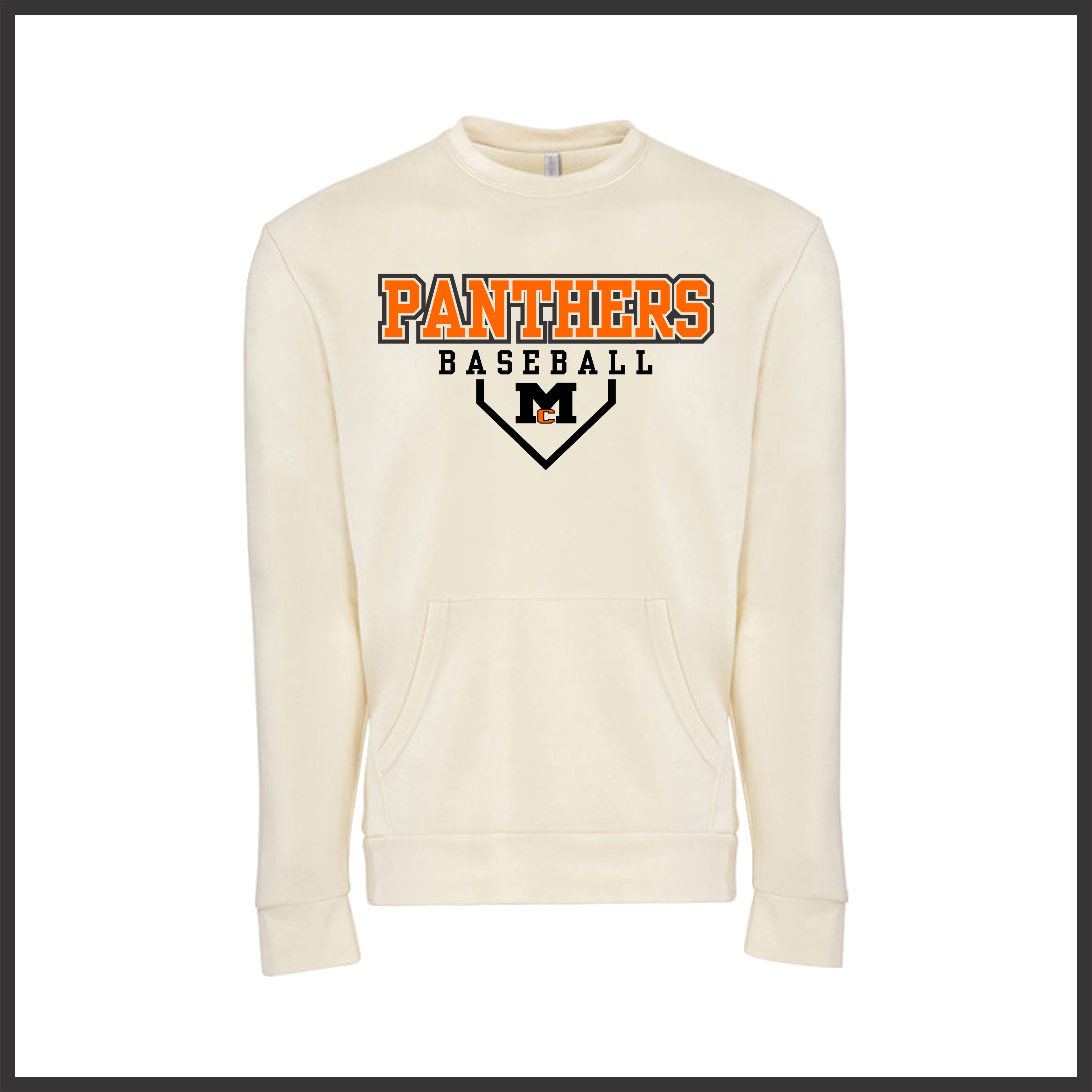 Magnet Cove BASEBALL Cotton Blend *POCKET* Crewneck Sweatshirt