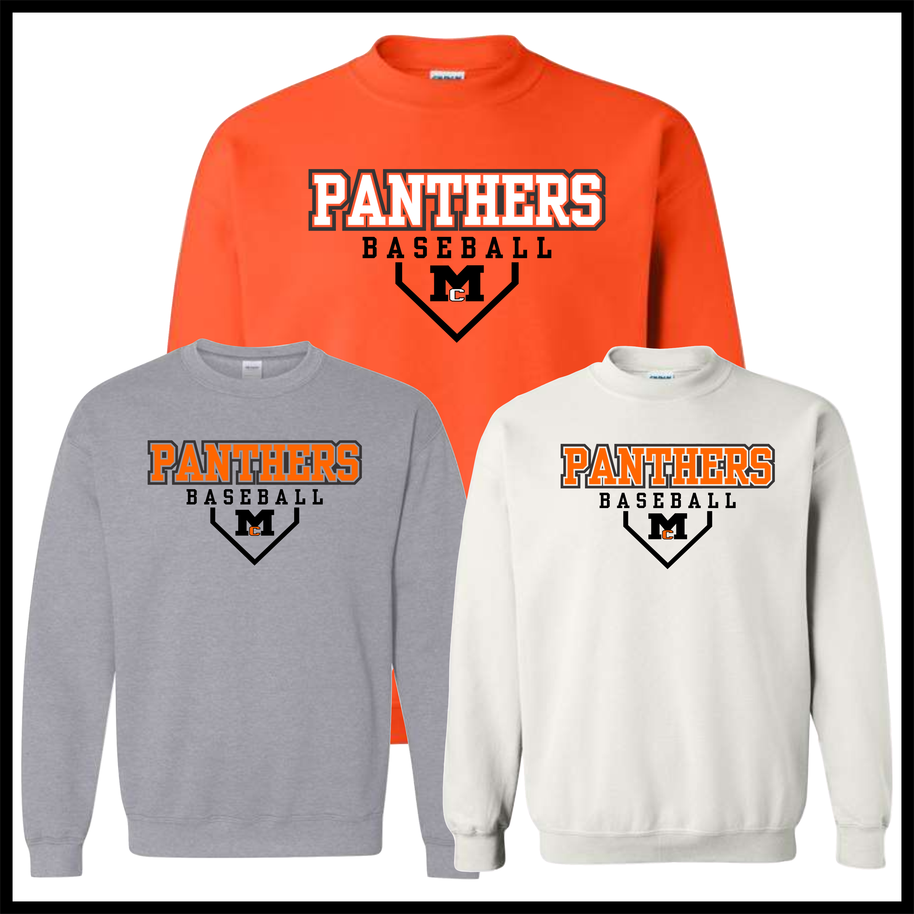 Magnet Cove BASEBALL Cotton Blend Crewneck Sweatshirt