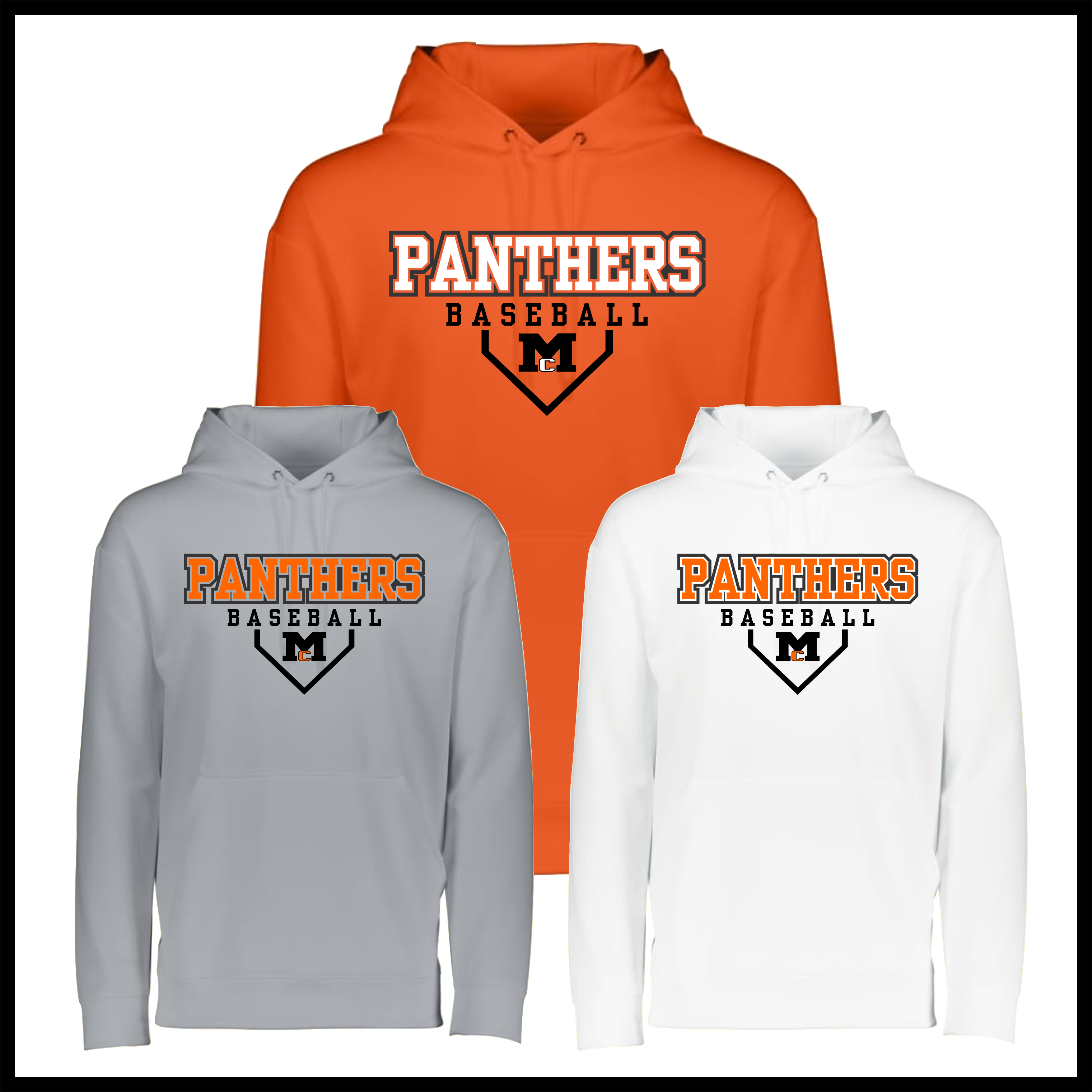 Magnet Cove BASEBALL 100% Poly Wicking Hoodie Sweatshirt