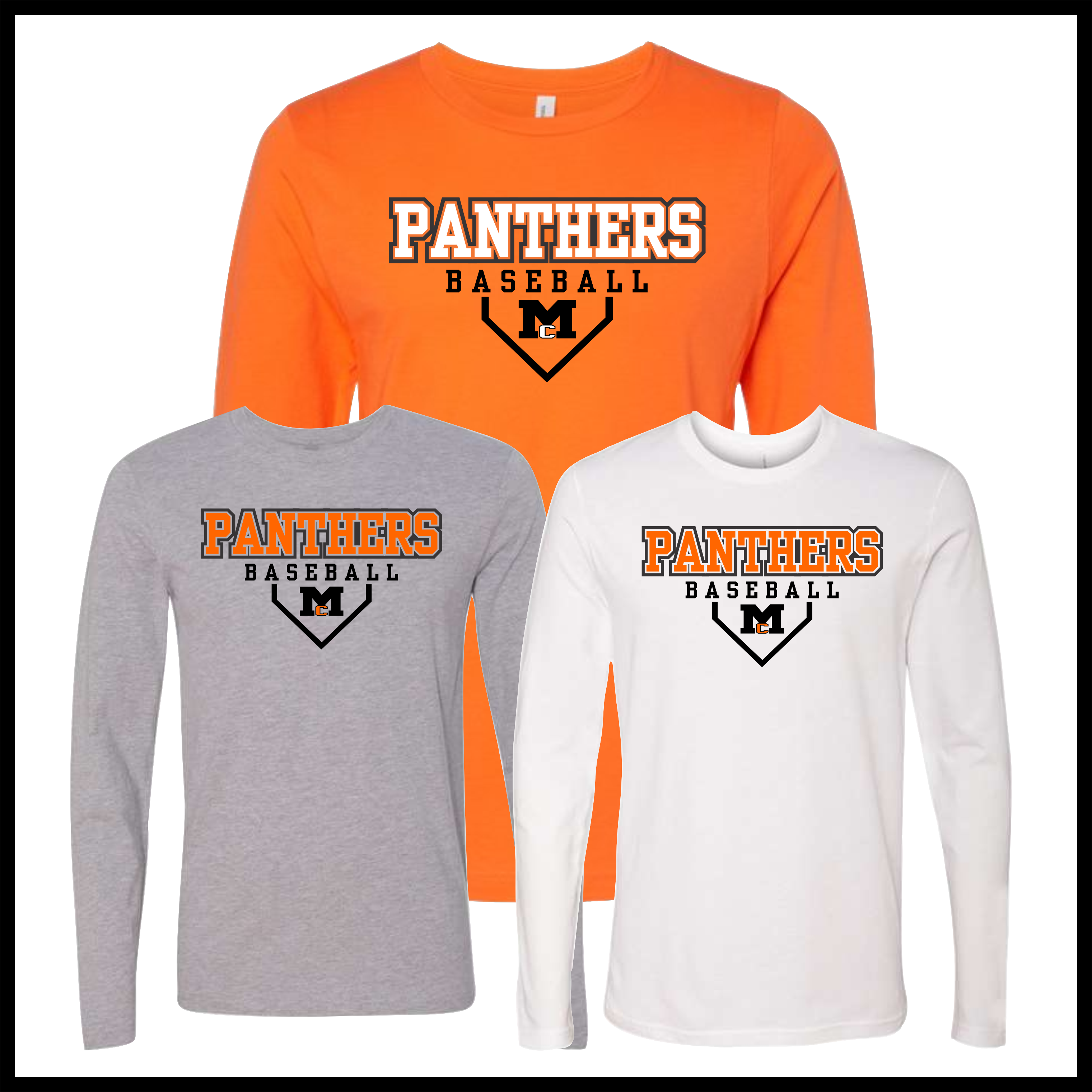 Magnet Cove BASEBALL Long Sleeve Ringspun Cotton T-Shirt