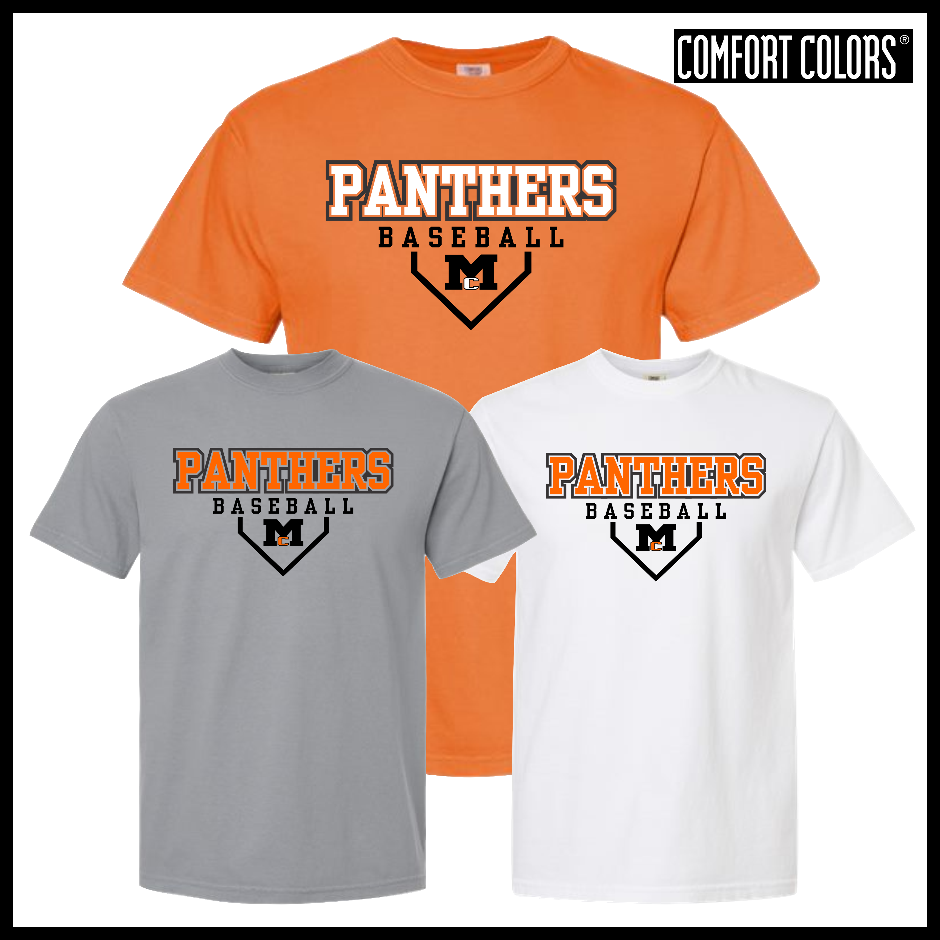 Magnet Cove BASEBALL Short Sleeve Comfort Colors T-Shirt