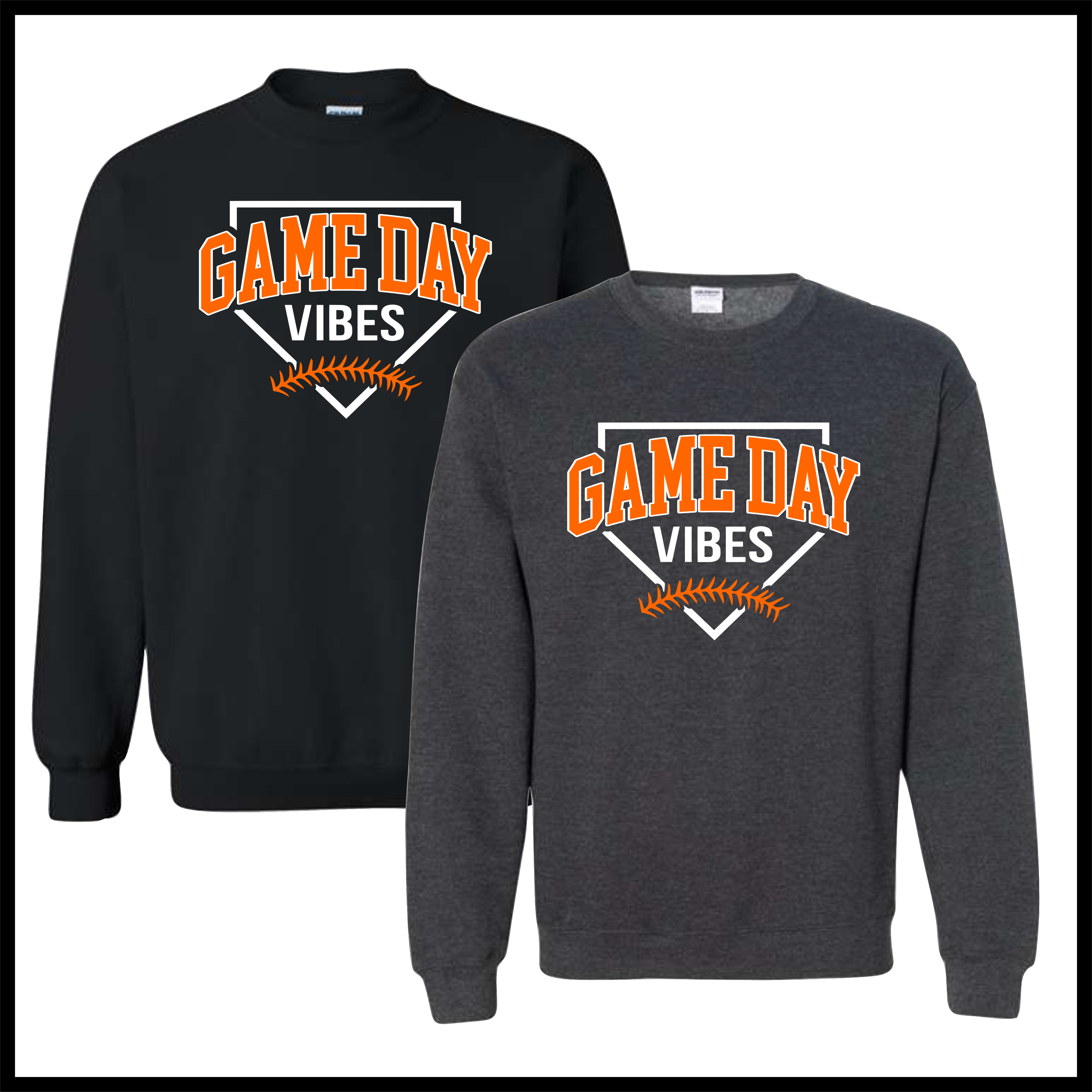 Magnet Cove GAME DAY VIBES Cotton Blend Crewneck Sweatshirt