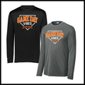 Magnet Cove GAME DAY VIBES Long Sleeve 100% Poly Wicking T-Shirt