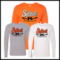 Magnet Cove SOFTBALL Long Sleeve Ringspun Cotton T-Shirt