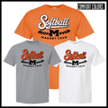 Magnet Cove SOFTBALL Short Sleeve Comfort Colors T-Shirt
