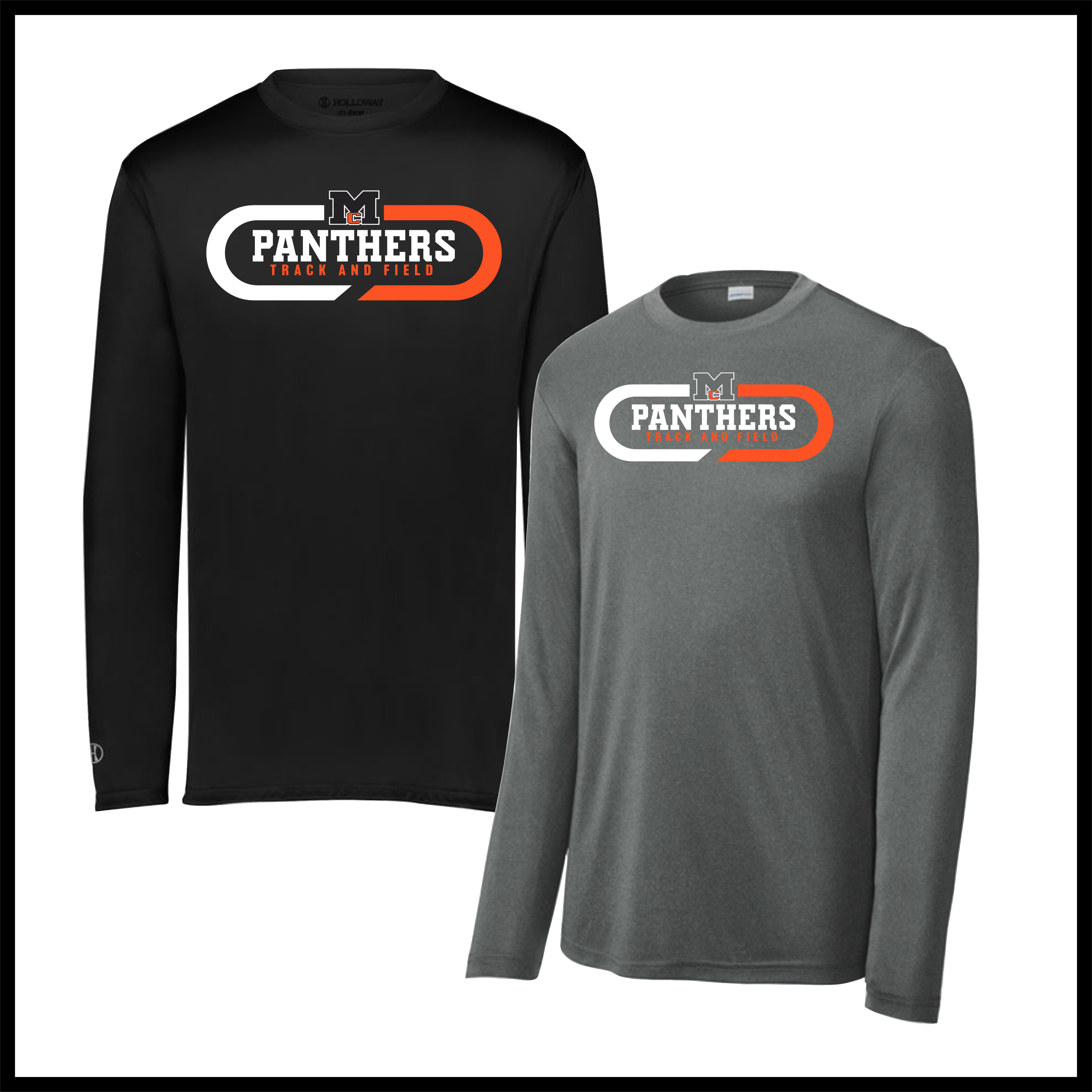 Magnet Cove TRACK & FIELD Long Sleeve 100% Poly Wicking T-Shirt
