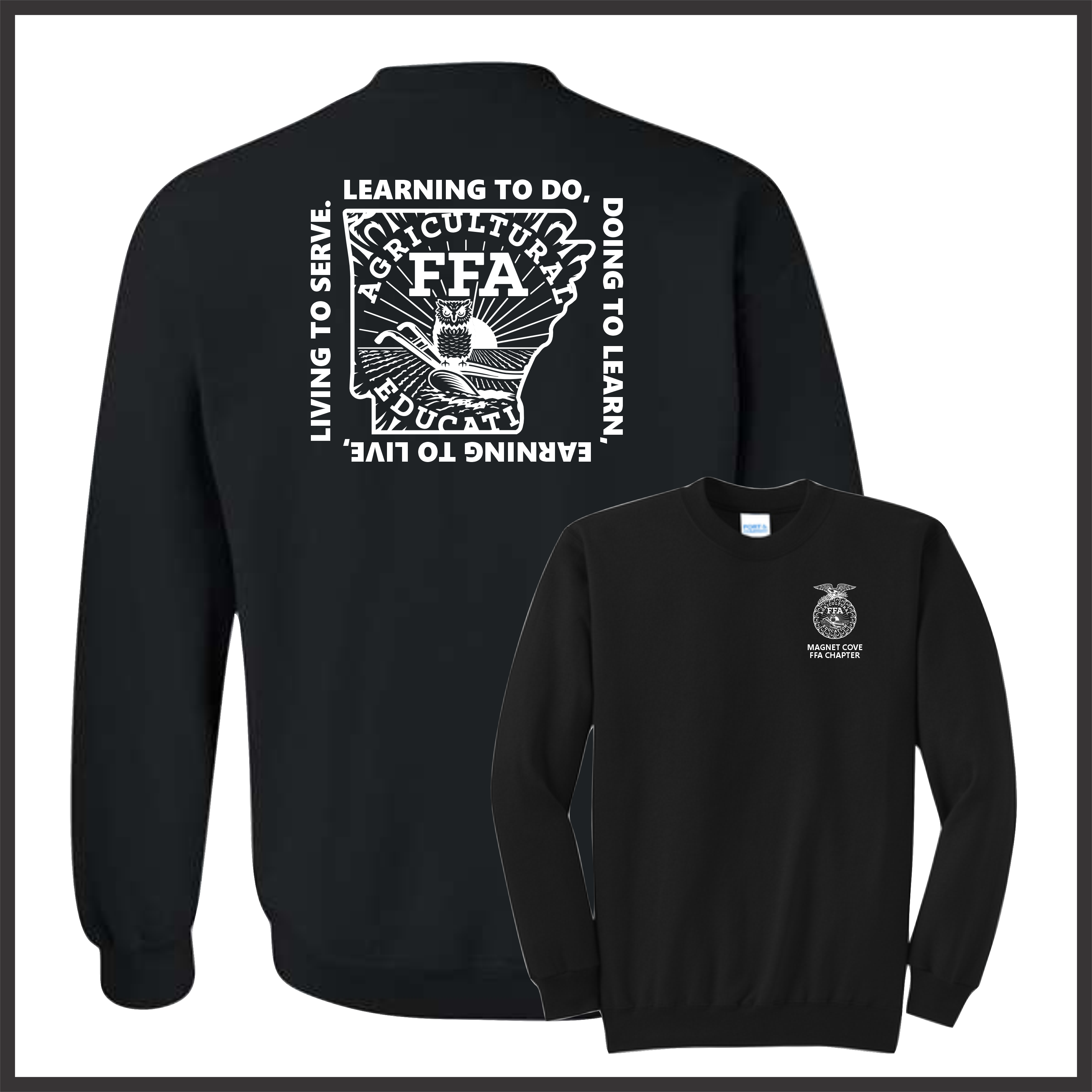 Magnet Cove FFA Cotton Blend Crewneck Sweatshirt