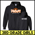 MC Pee-Wee Basketball 3rd Grade Girls Hoodie