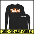 MC Pee-Wee Basketball 3rd Grade Girls Long Sleeve T-Shirt