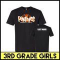 MC Pee-Wee Basketball 3rd Grade Girls Short Sleeve T-Shirt