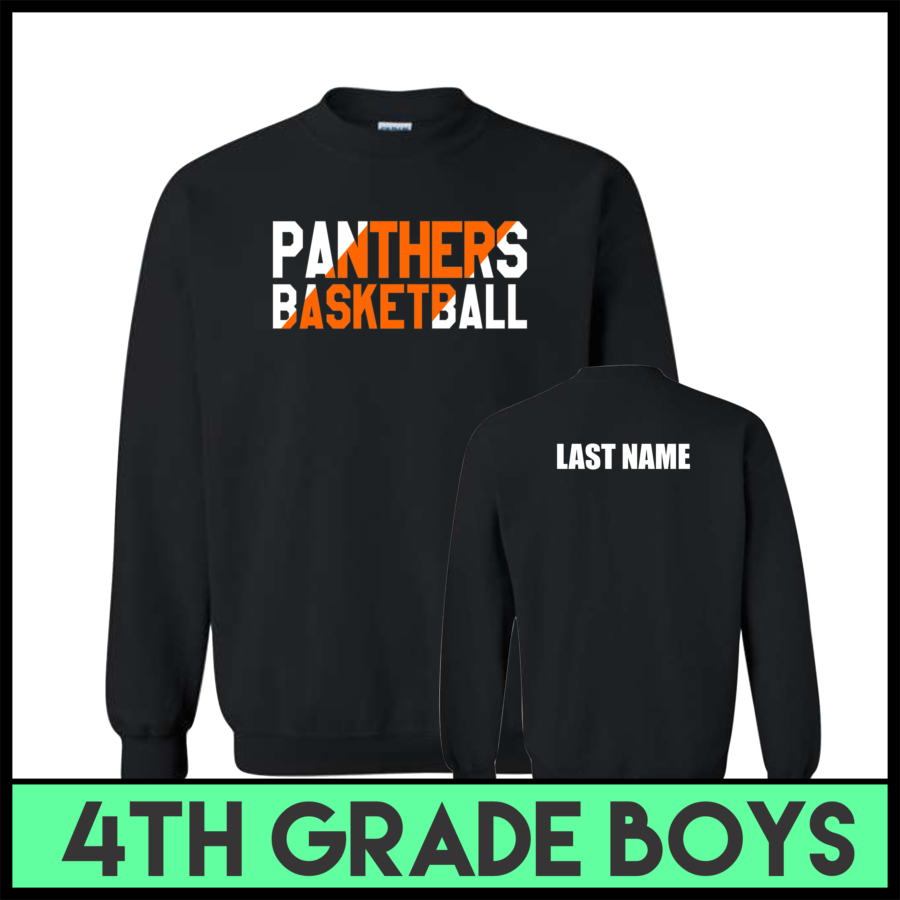 MC Pee-Wee Basketball 4th Grade Boys Sweatshirt