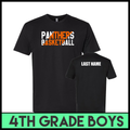 MC Pee-Wee Basketball 4th Grade Boys Short Sleeve T-Shirt