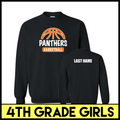MC Pee-Wee Basketball 4th Grade Girls Sweatshirt