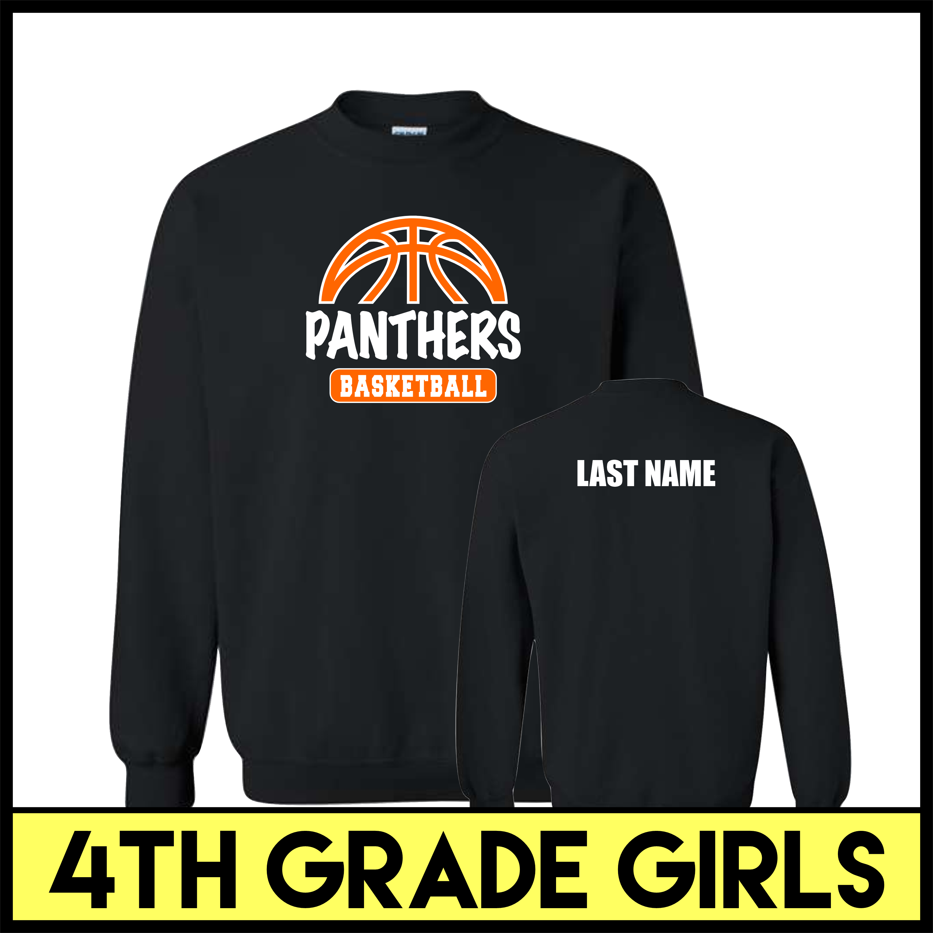 MC Pee-Wee Basketball 4th Grade Girls Sweatshirt