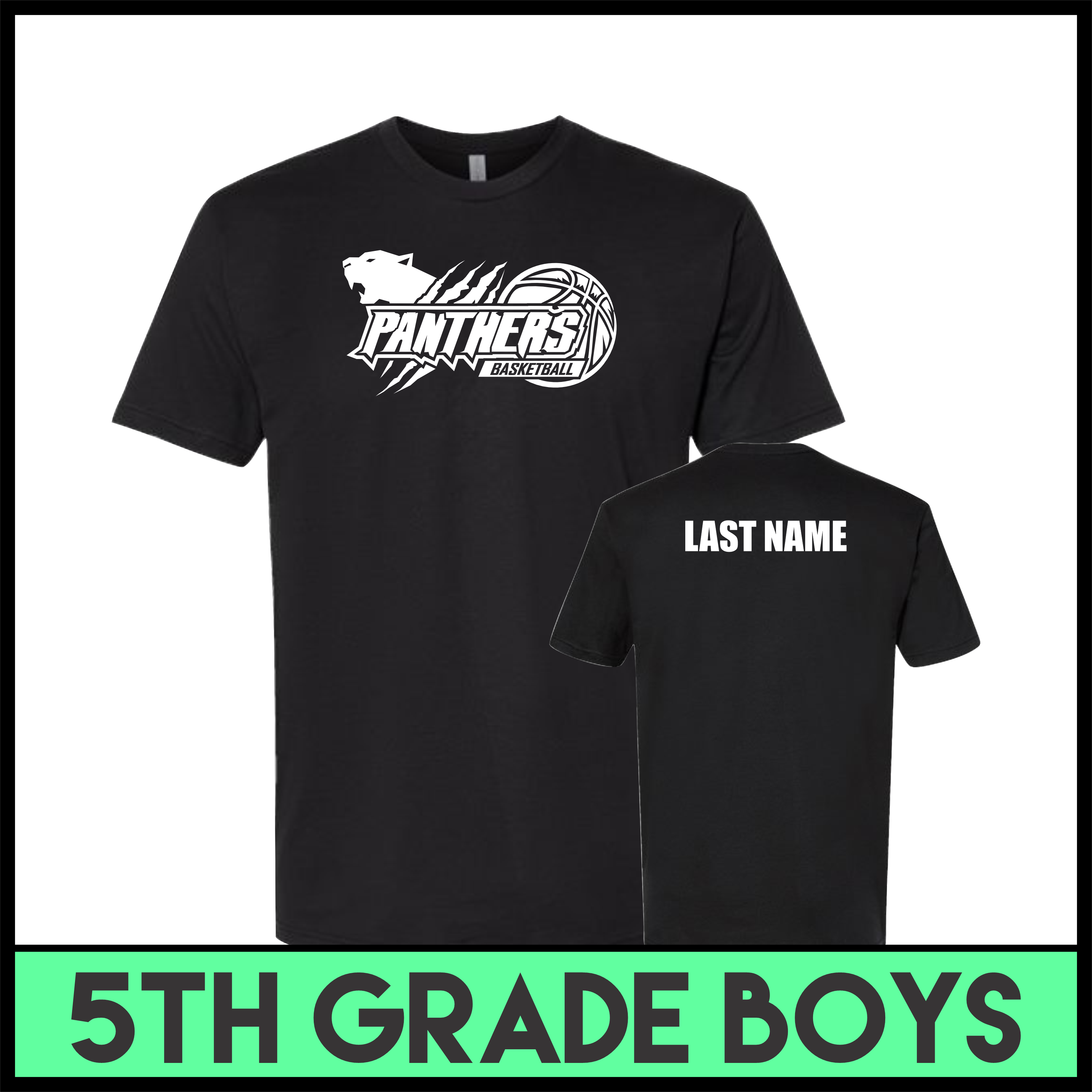 MC Pee-Wee Basketball 5th Grade Boys Short Sleeve T-Shirt