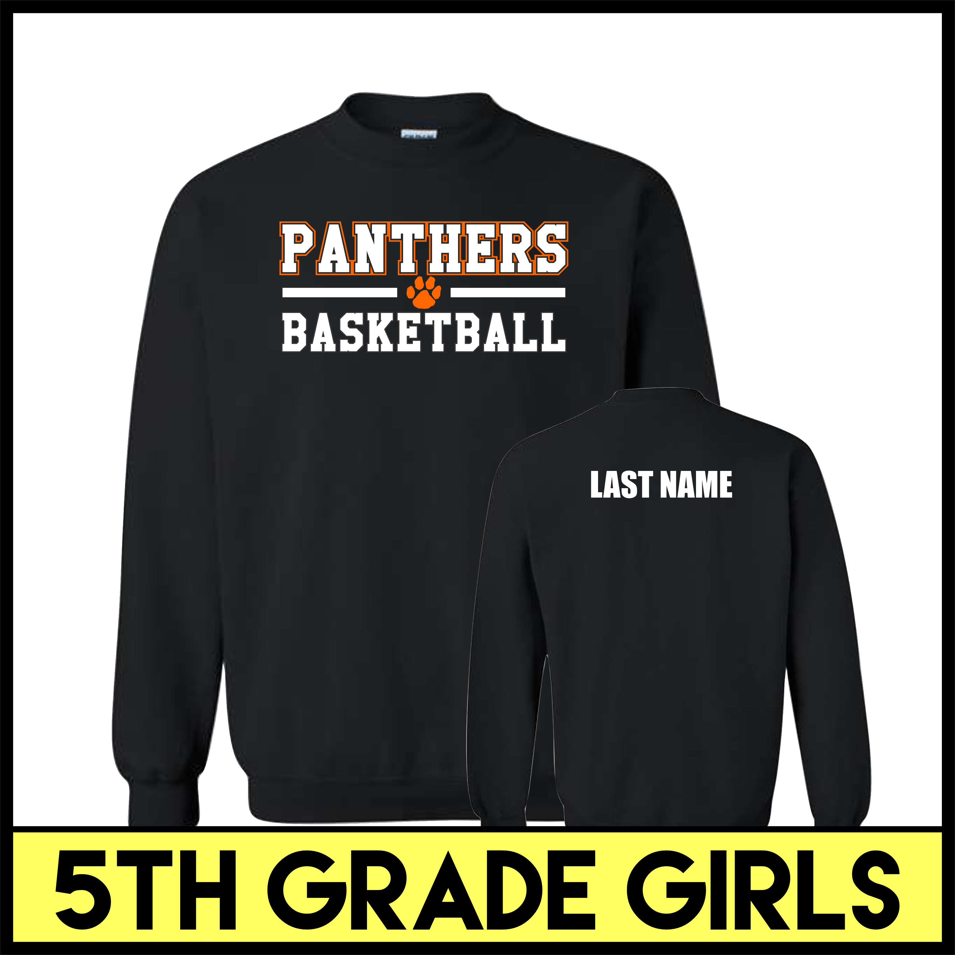 MC Pee-Wee Basketball 5th Grade Girls Sweatshirt