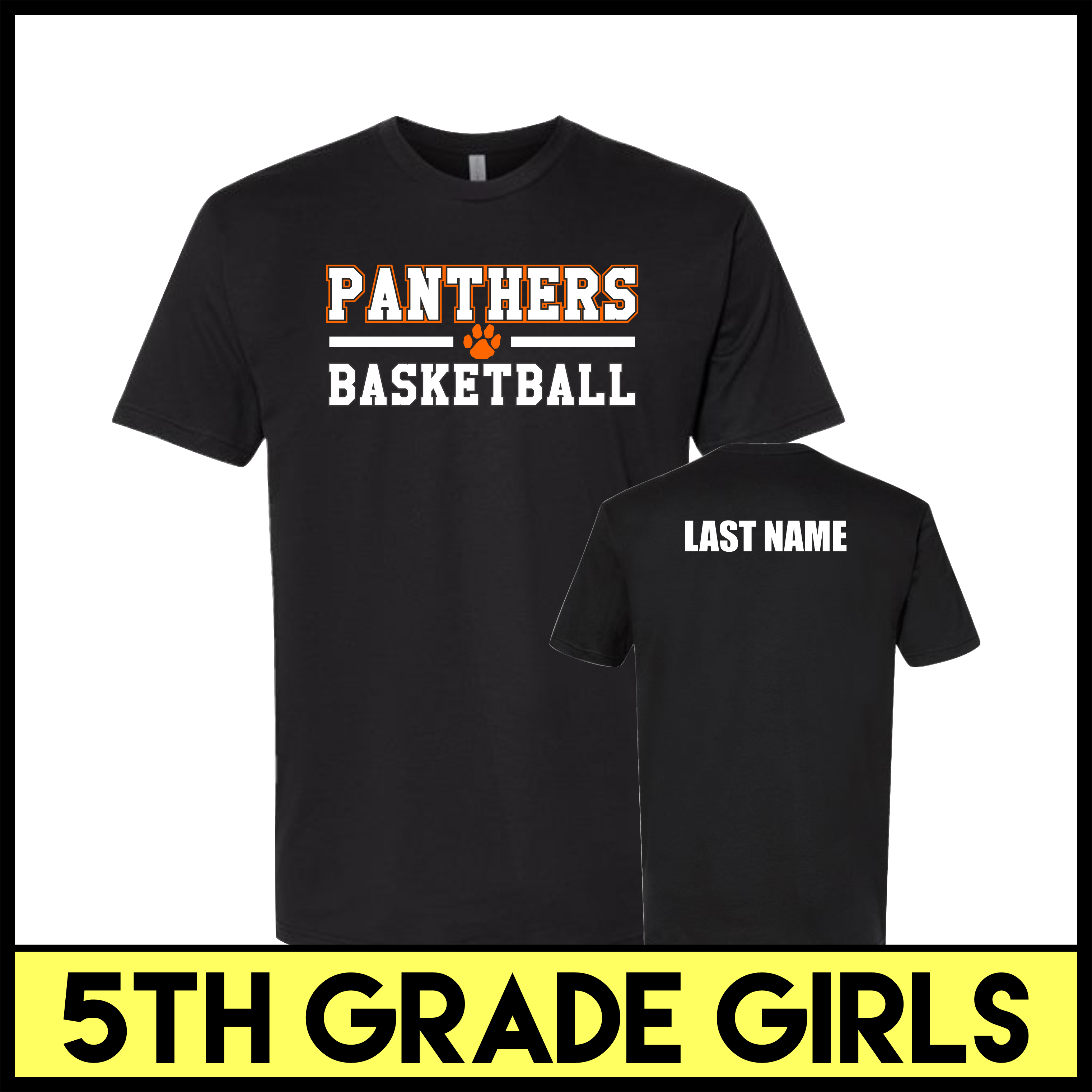MC Pee-Wee Basketball 5th Grade Girls Short Sleeve T-Shirt