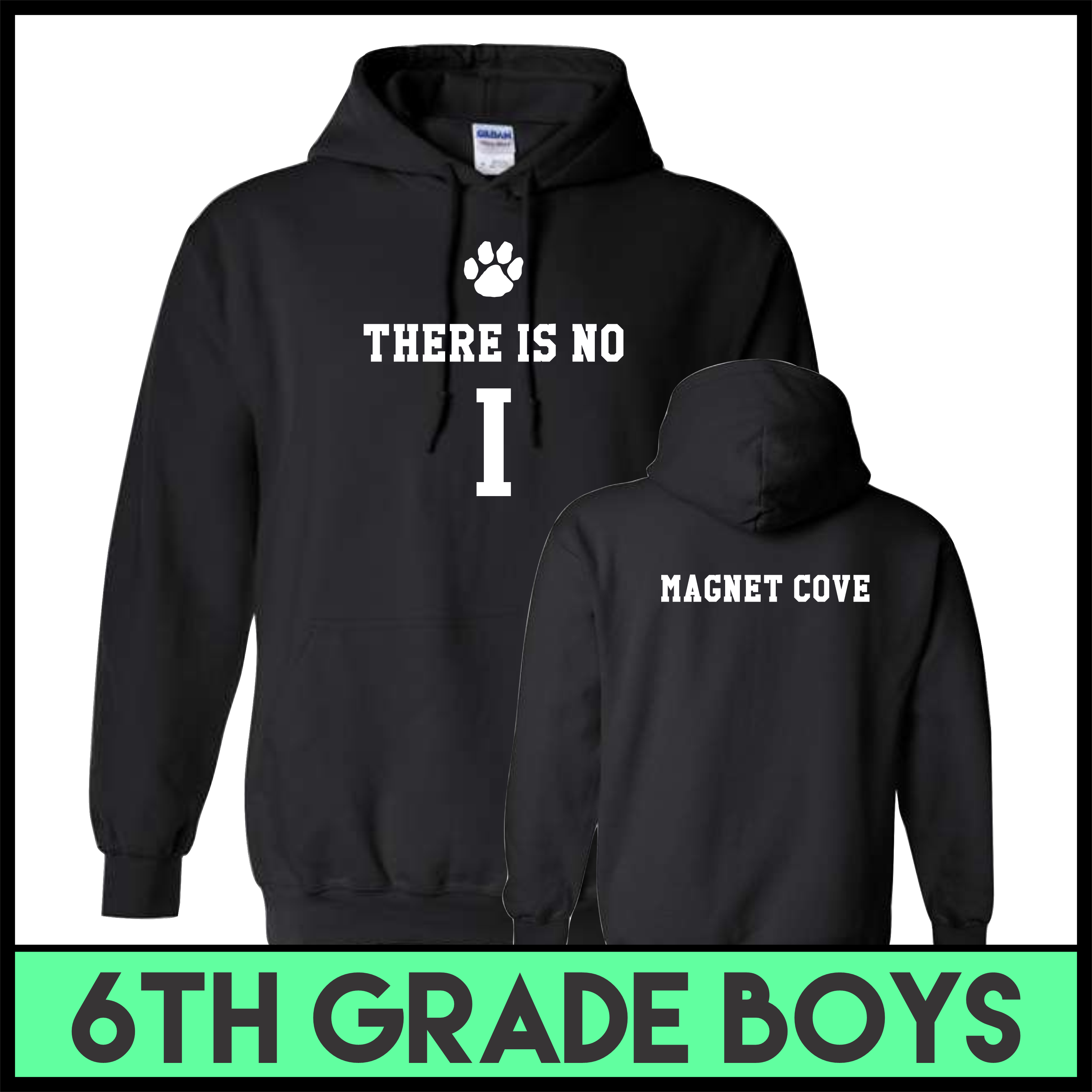 MC Pee-Wee Basketball 6th Grade Boys Hoodie