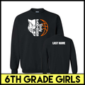 MC Pee-Wee Basketball 6th Grade Girls Sweatshirt