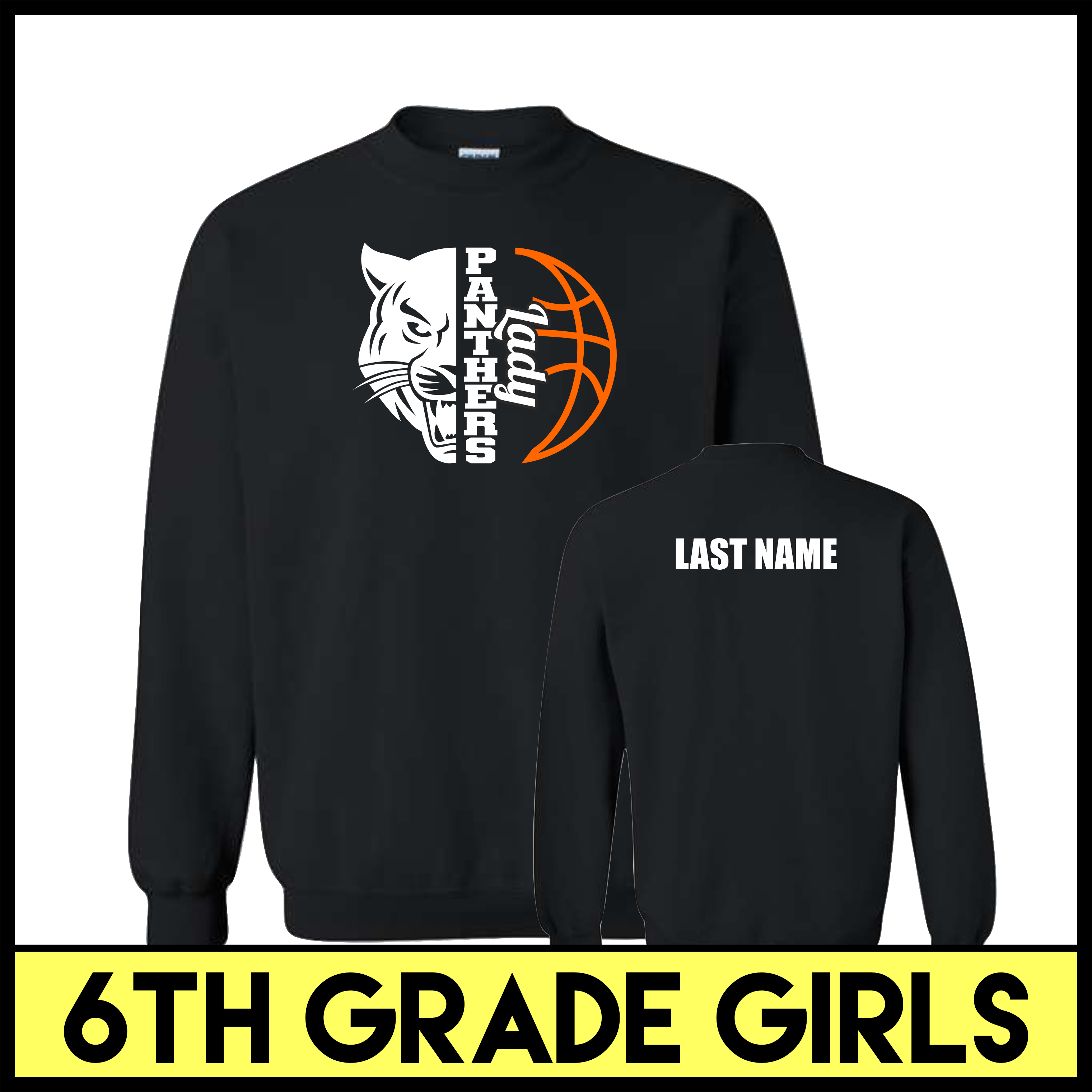 MC Pee-Wee Basketball 6th Grade Girls Sweatshirt