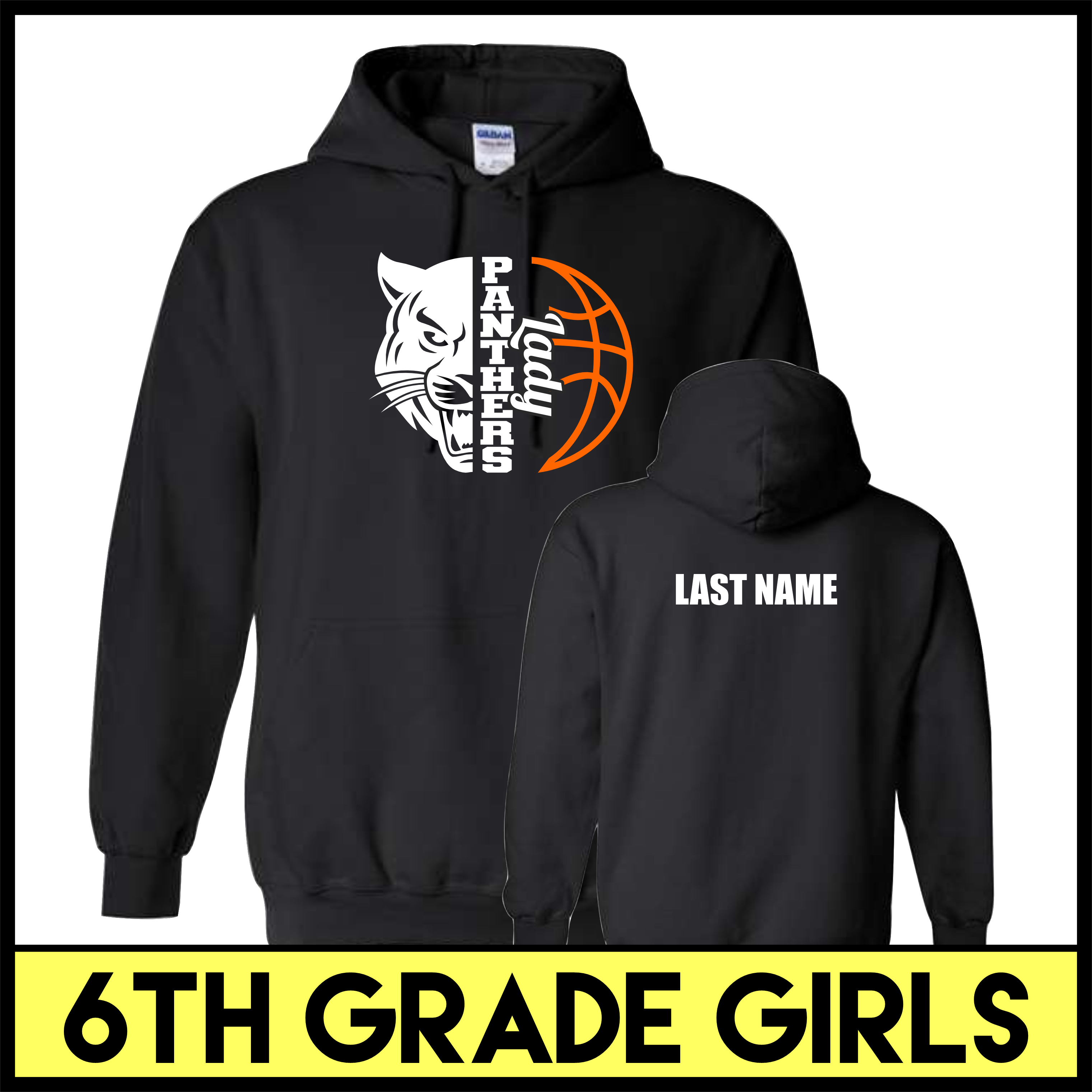 MC Pee-Wee Basketball 6th Grade Girls Hoodie