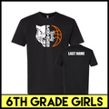 MC Pee-Wee Basketball 6th Grade Girls Short Sleeve T-Shirt