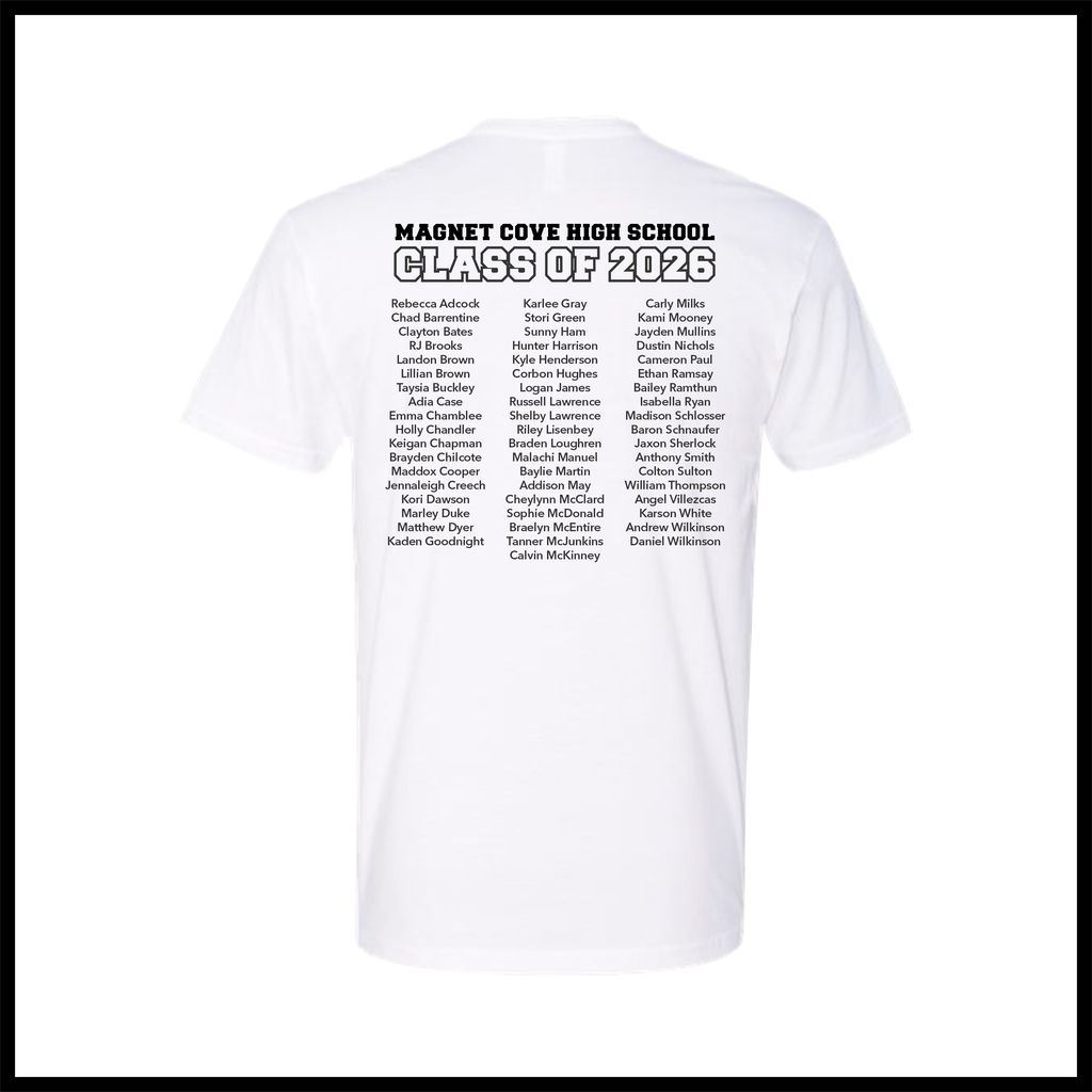 Magnet Cove High School Class of 2026 Short Sleeve T-Shirt