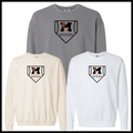 MCYDS PLATE LOGO Comfort Colors Cotton Crewneck Sweatshirt