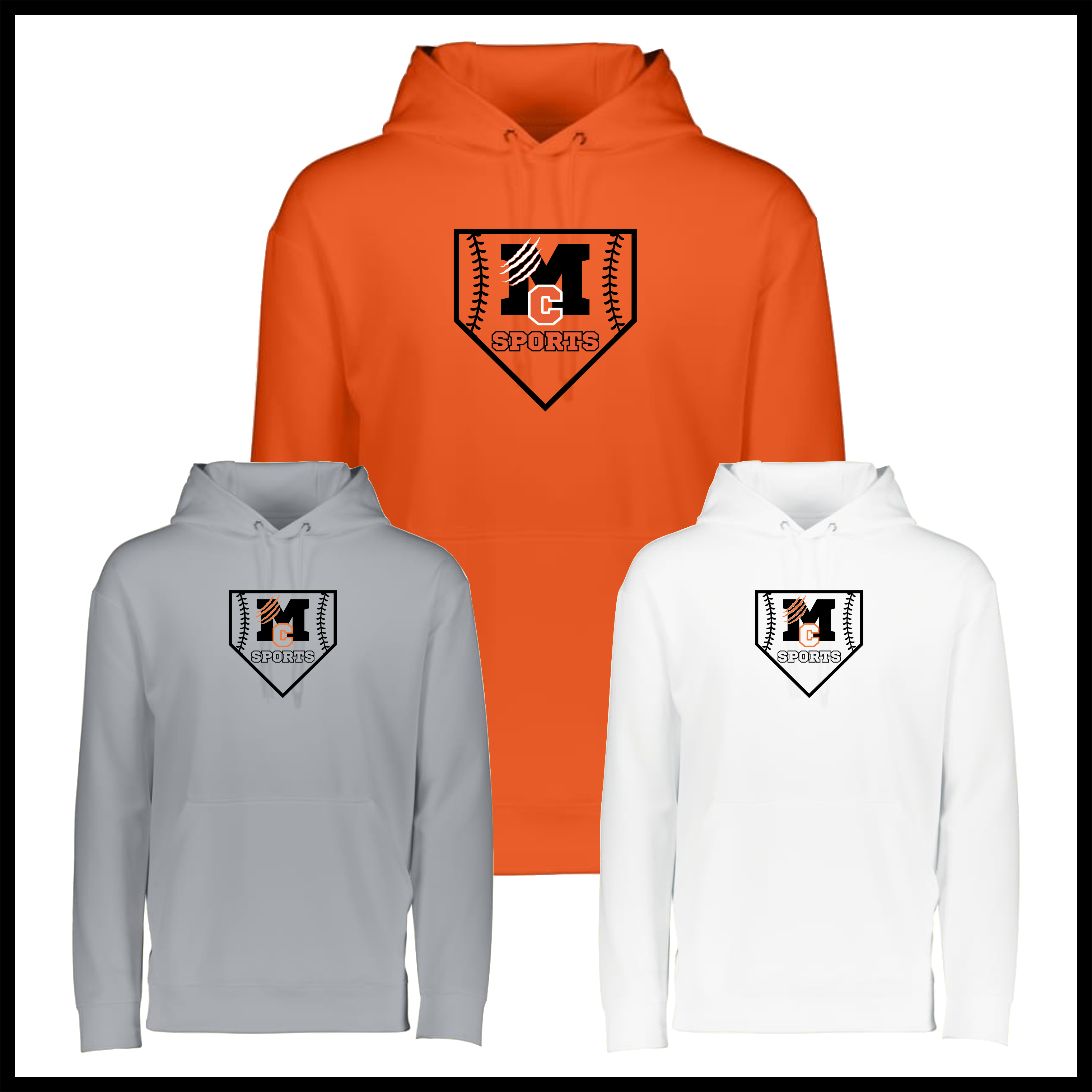 MCYDS PLATE LOGO 100% Poly Wicking Hoodie Sweatshirt