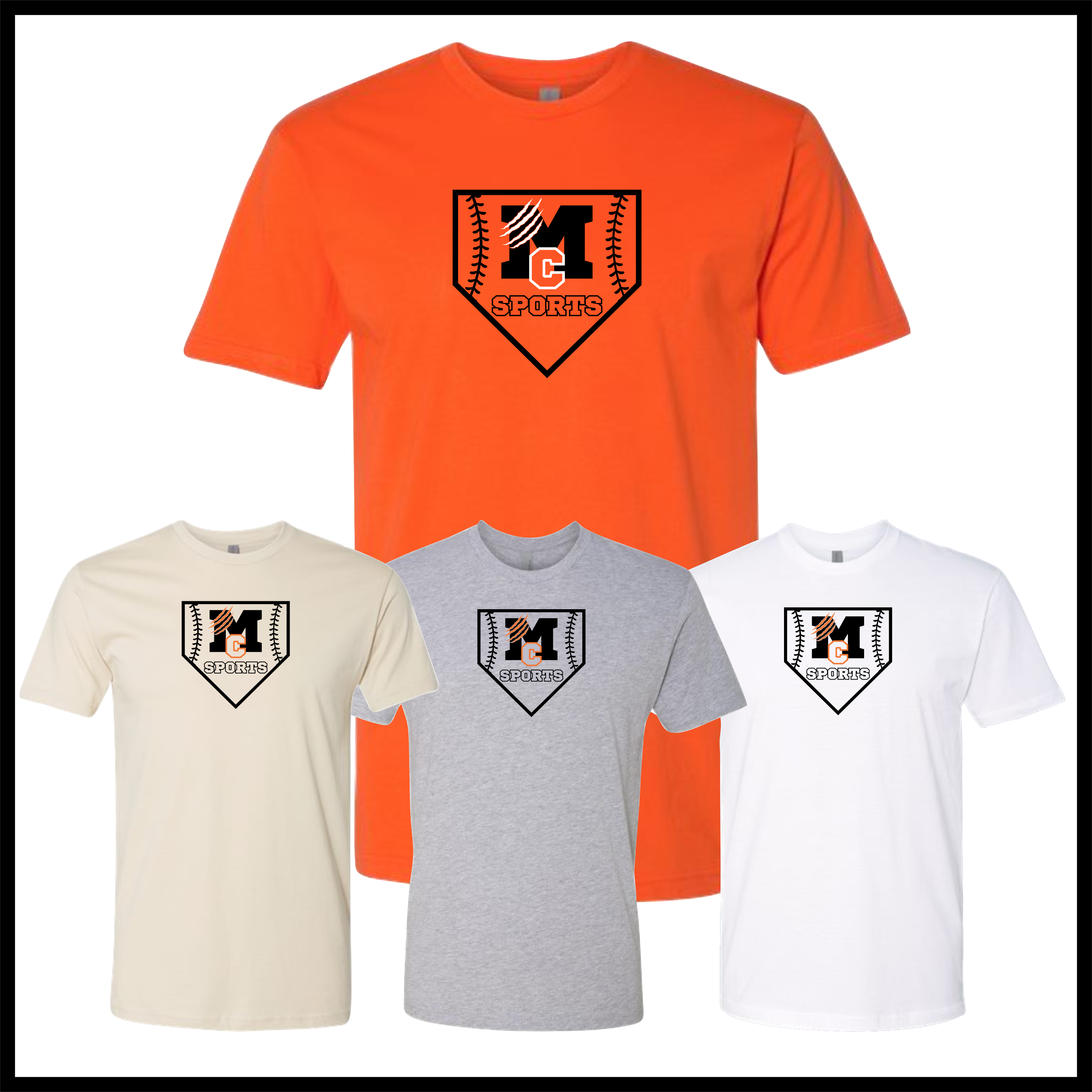 MCYDS PLATE LOGO Short Sleeve Ringspun Cotton T-Shirt