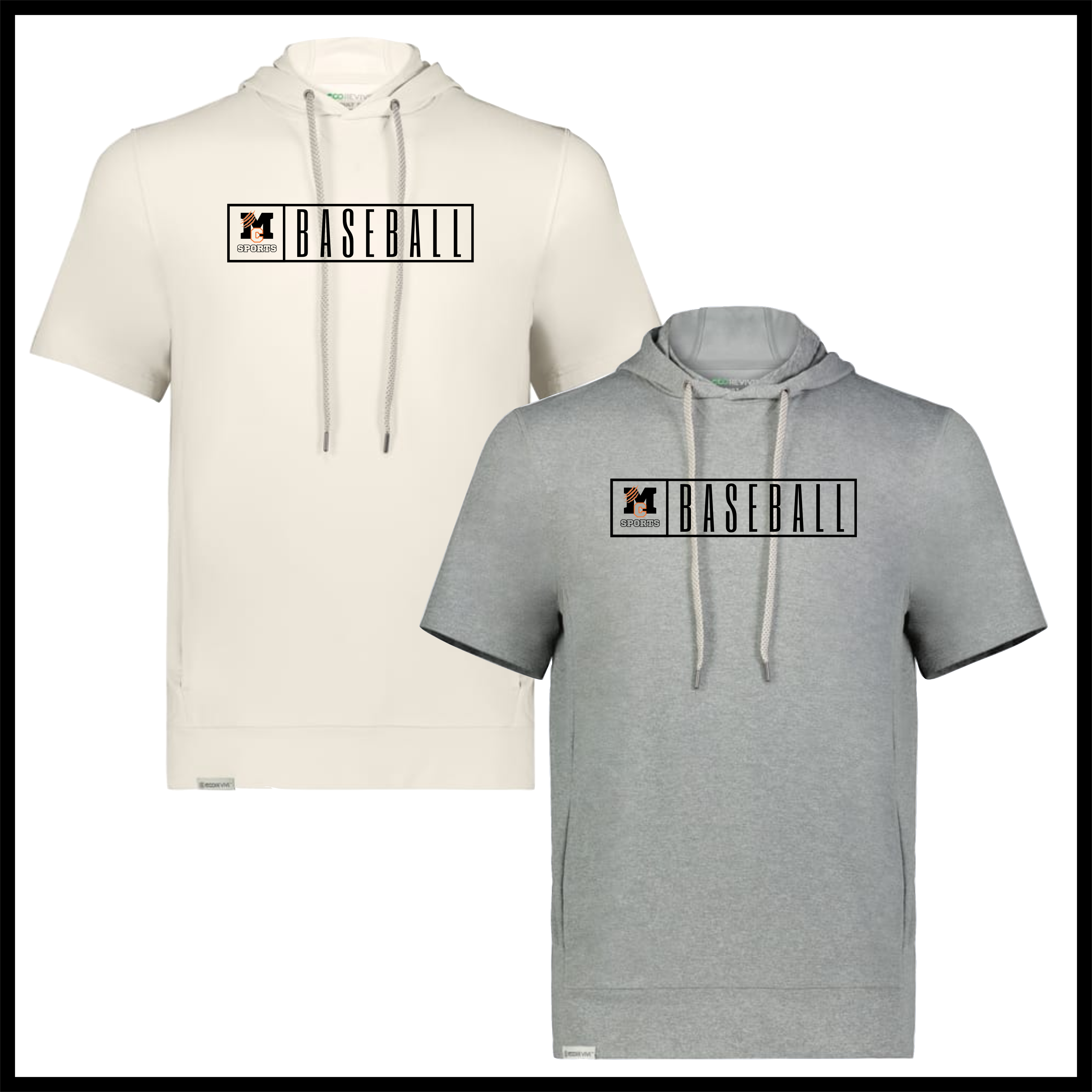 MCYDS BASEBALL Soft Knit Short Sleeve Hooded Pullover