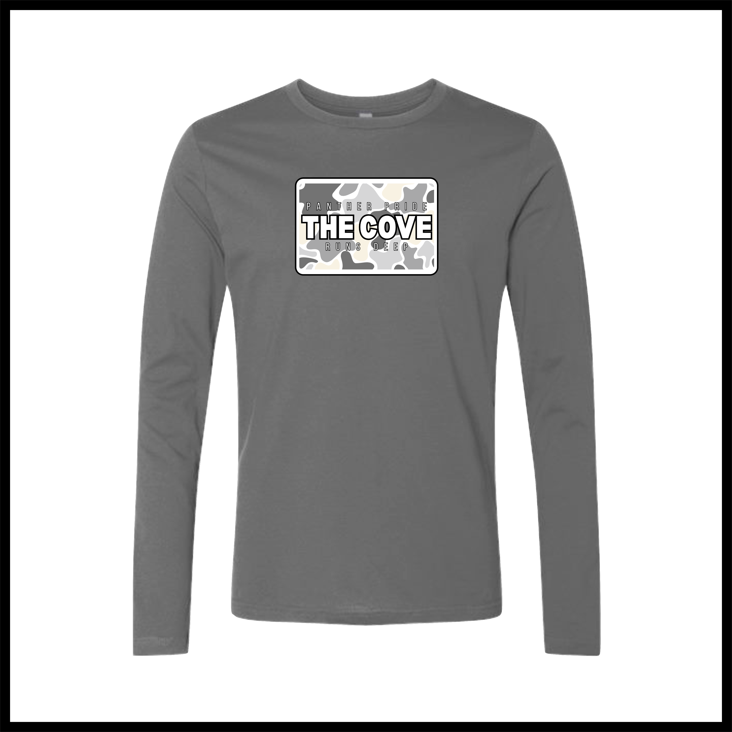 MCYDS CAMO PRINT Long Sleeve Ringspun Cotton T-Shirt