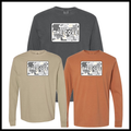 MCYDS CAMO PRINT Long Sleeve Comfort Colors T-Shirt