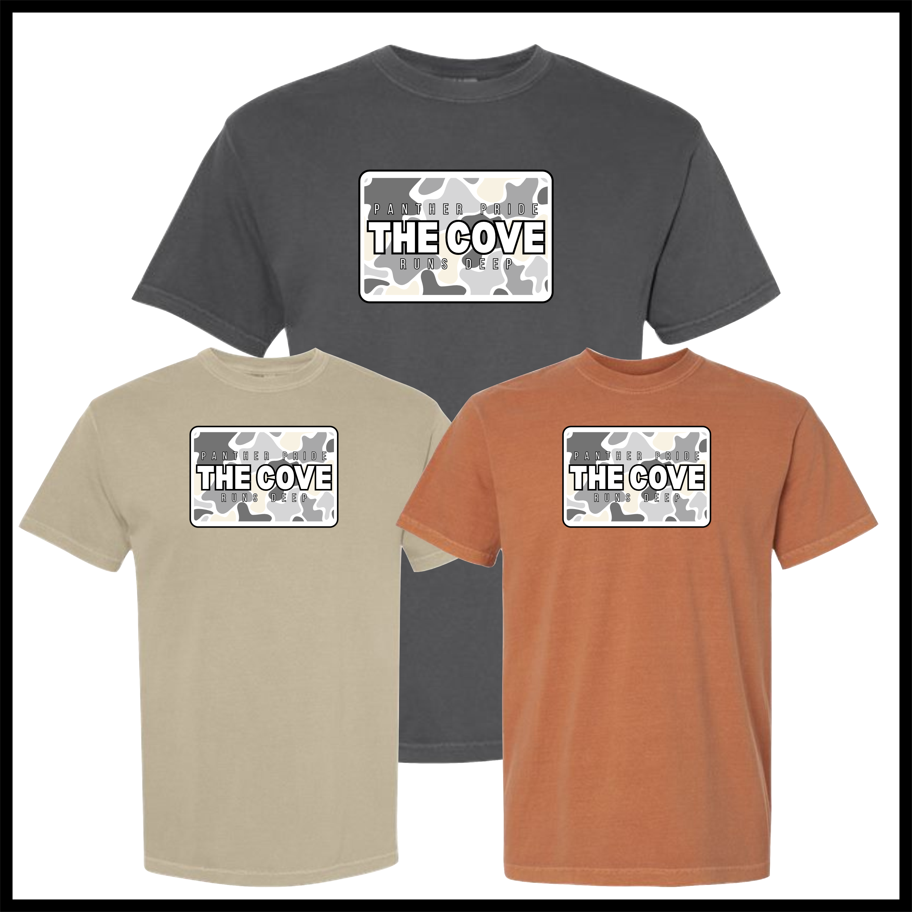 MCYDS CAMO PRINT Short Sleeve Comfort Colors T-Shirt