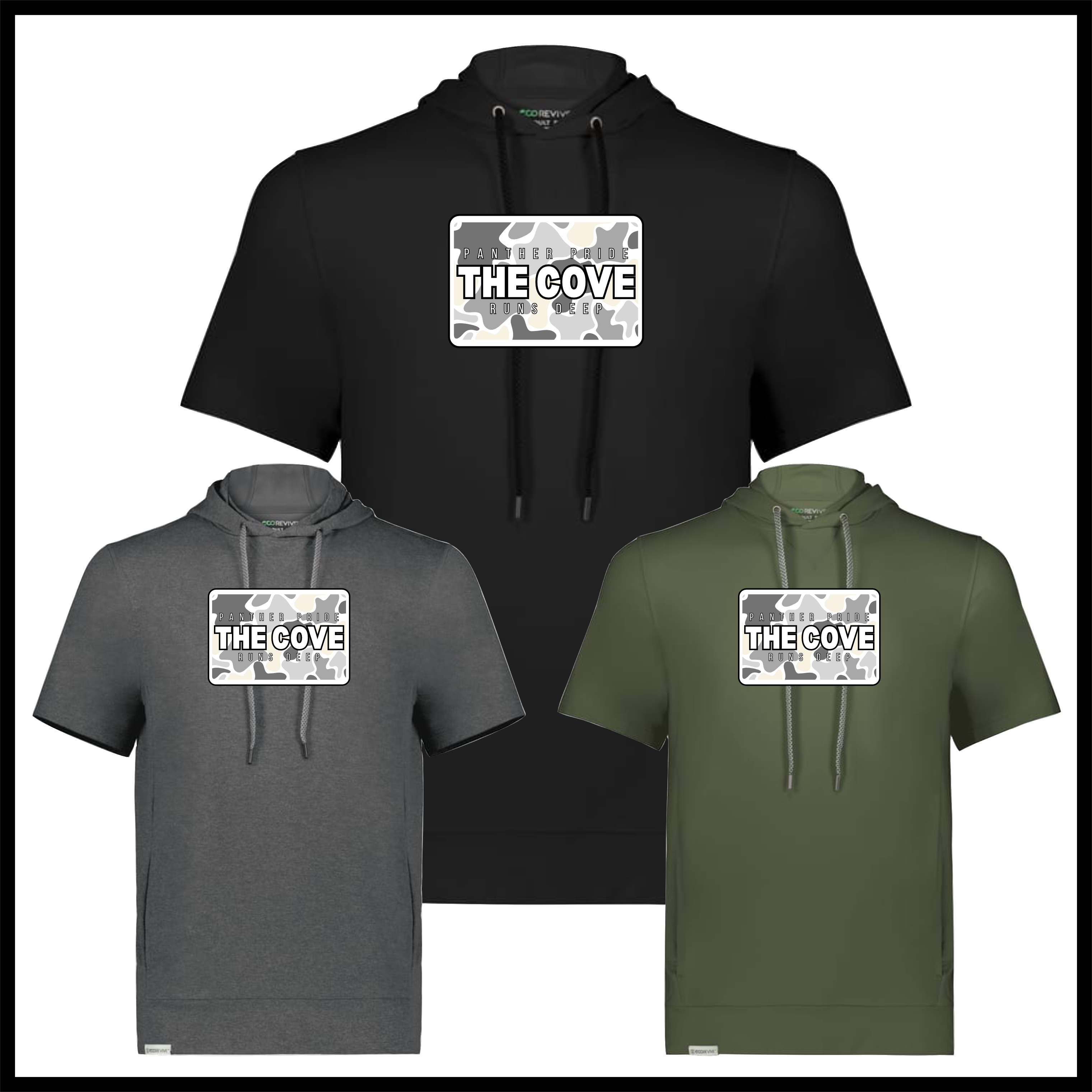 MCYDS CAMO PRINT Soft Knit Short Sleeve Hooded Pullover
