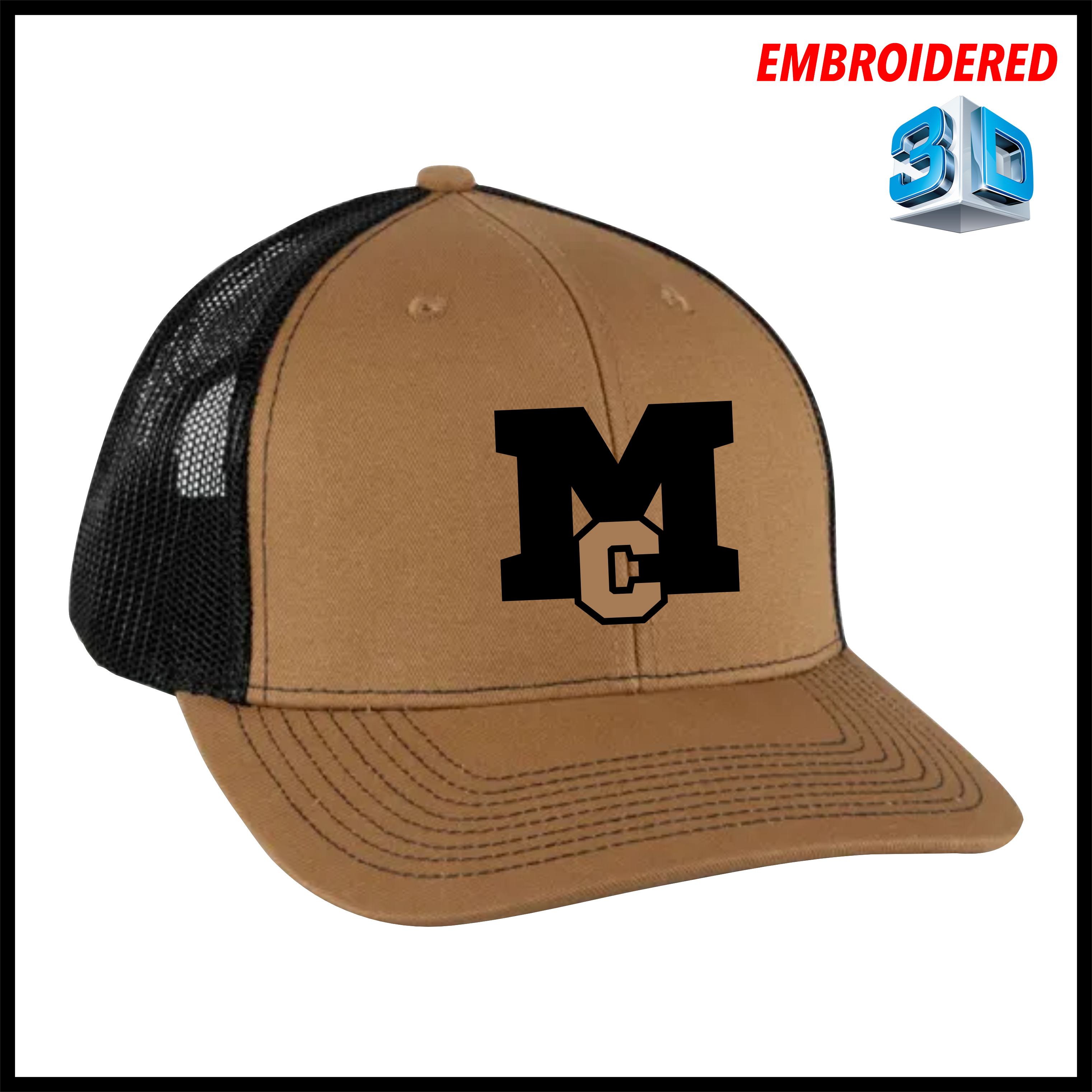 MCYDS Dark Snapback Trucker Hat *MONOTONE*