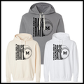 MCYDS STACKED BASEBALL Comfort Colors Cotton Hoodie Sweatshirt