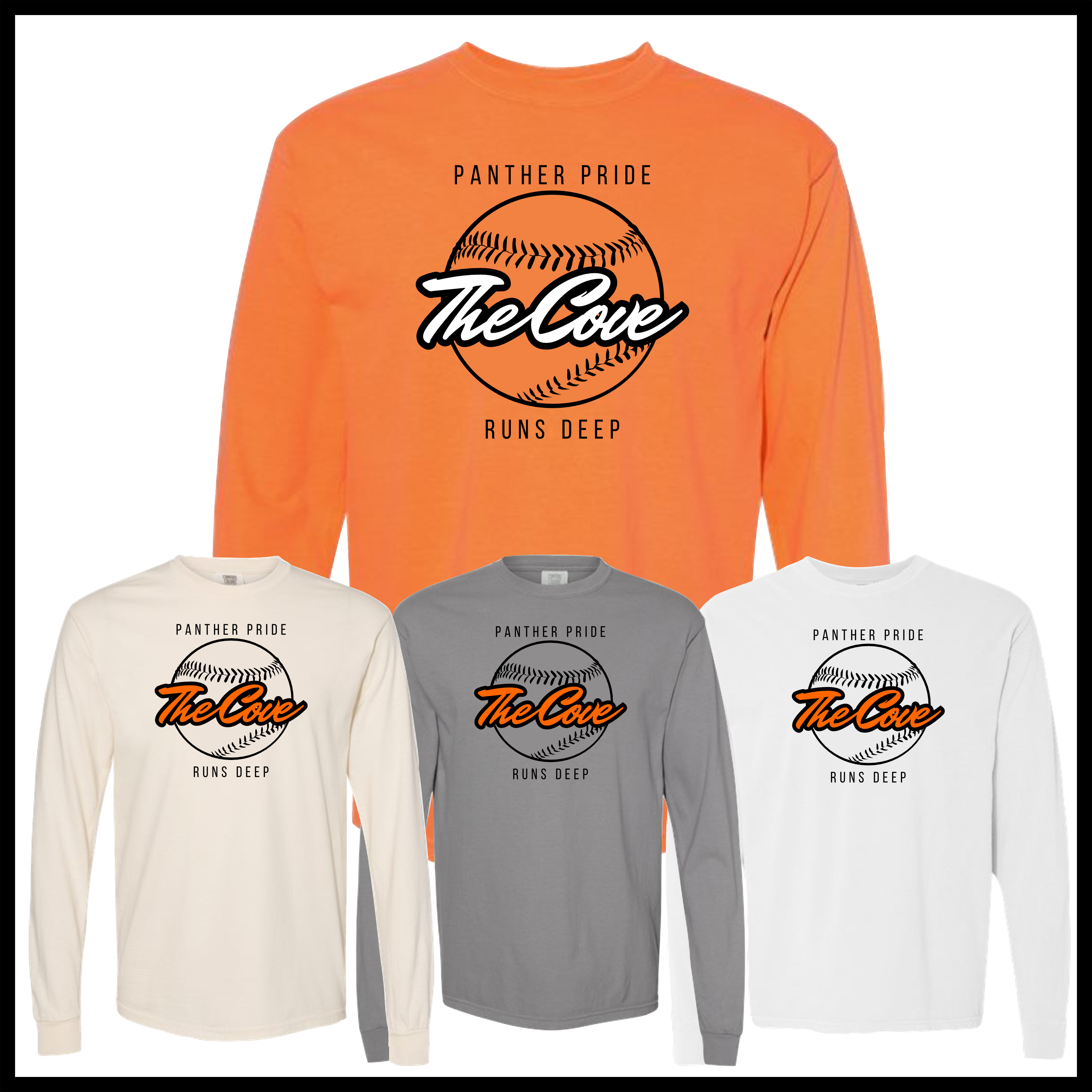 MCYDS THE COVE Long Sleeve Comfort Colors Cotton T-Shirt