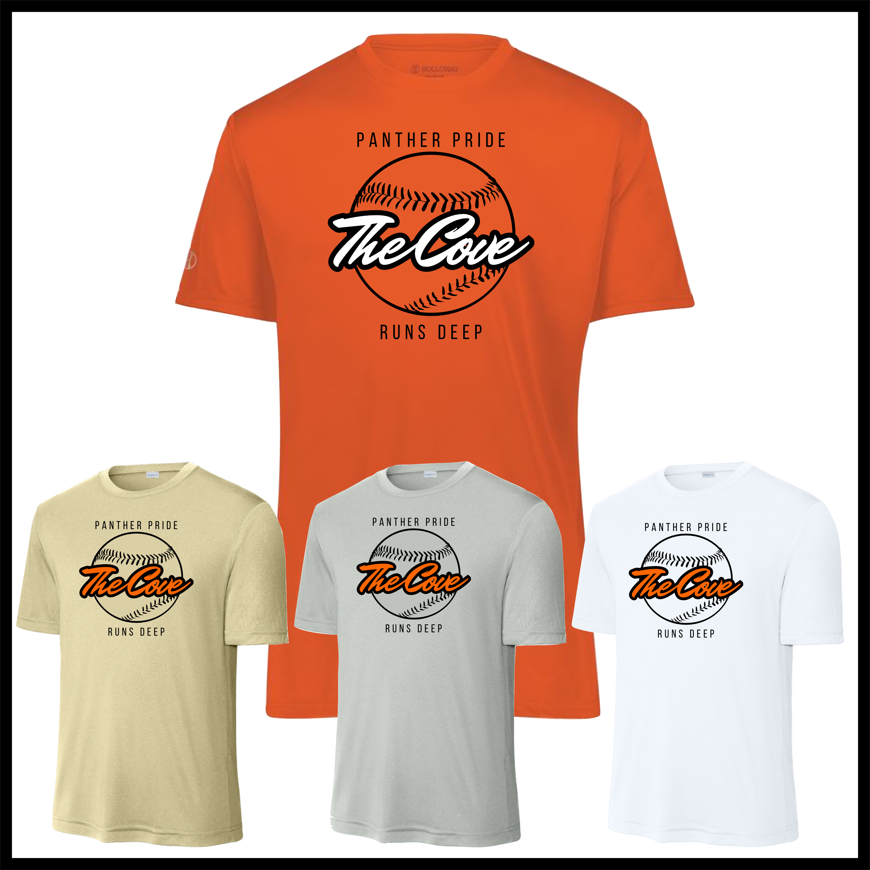 MCYDS THE COVE Short Sleeve 100% Poly Wicking T-Shirt