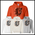 MES Malvern Elementary Splatter Print Cotton Blend Hoodie Sweatshirt