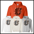 MES Malvern Leopards Splatter Print Cotton Blend Hoodie Sweatshirt