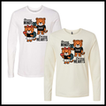 MES Strong Minds-Caring Hearts Long Sleeve Ringspun Cotton T-Shirt