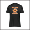 MES Malvern Elementary Paw Leopard Print Short Sleeve 100% Poly Wicking T-Shirt