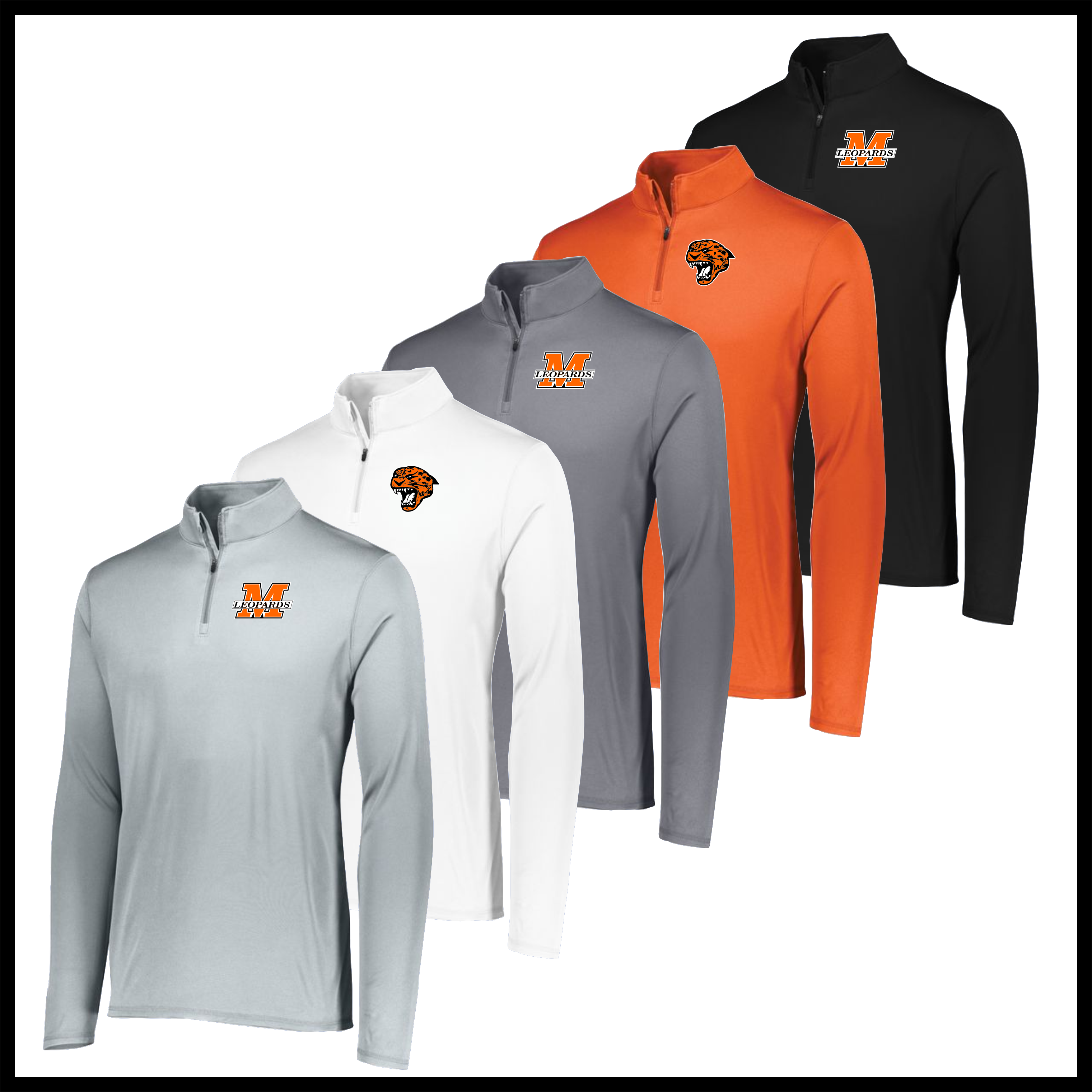 MES 100% Poly Wicking Lightweight Quarter Zip Pullover