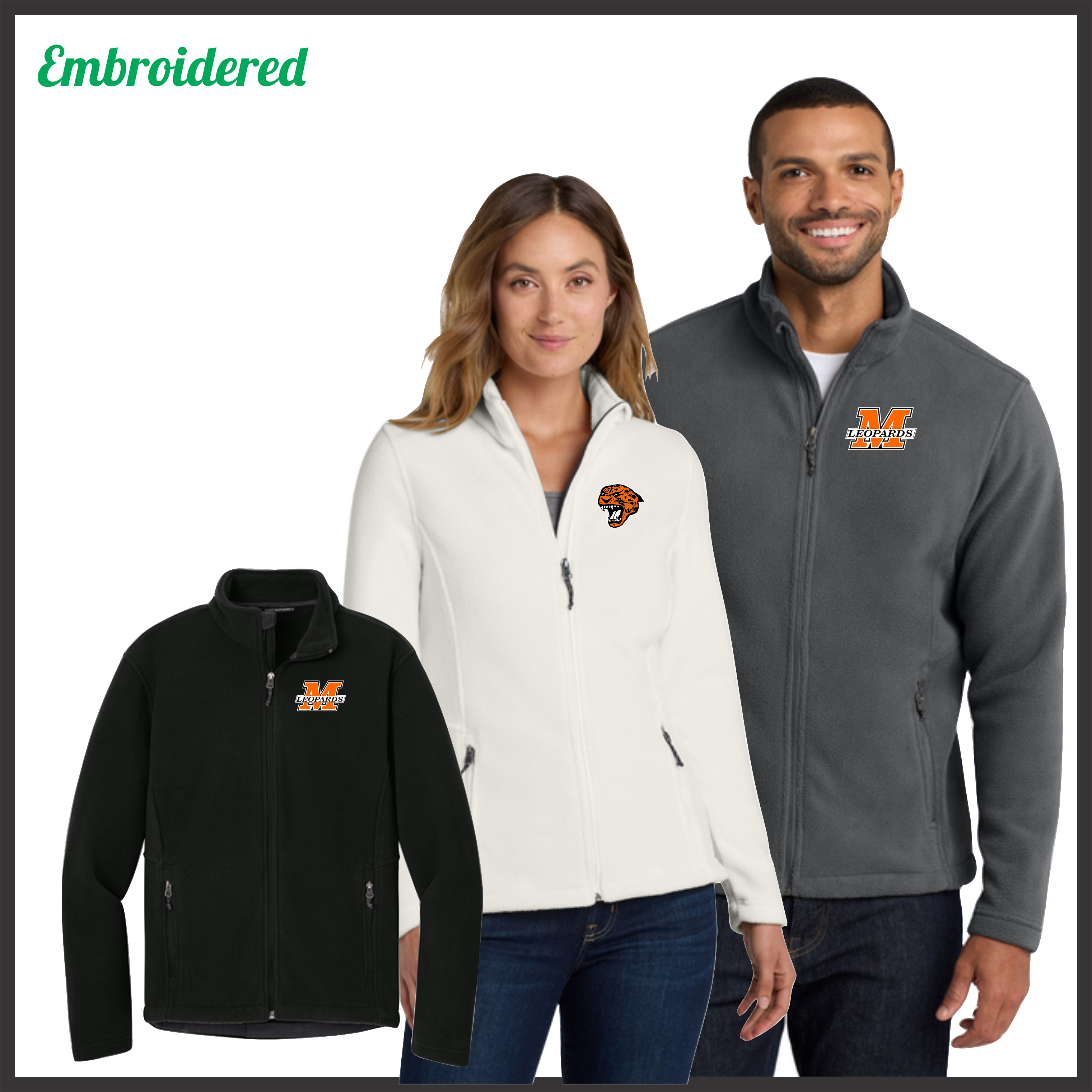 MES Embroidered Microfleece Jacket