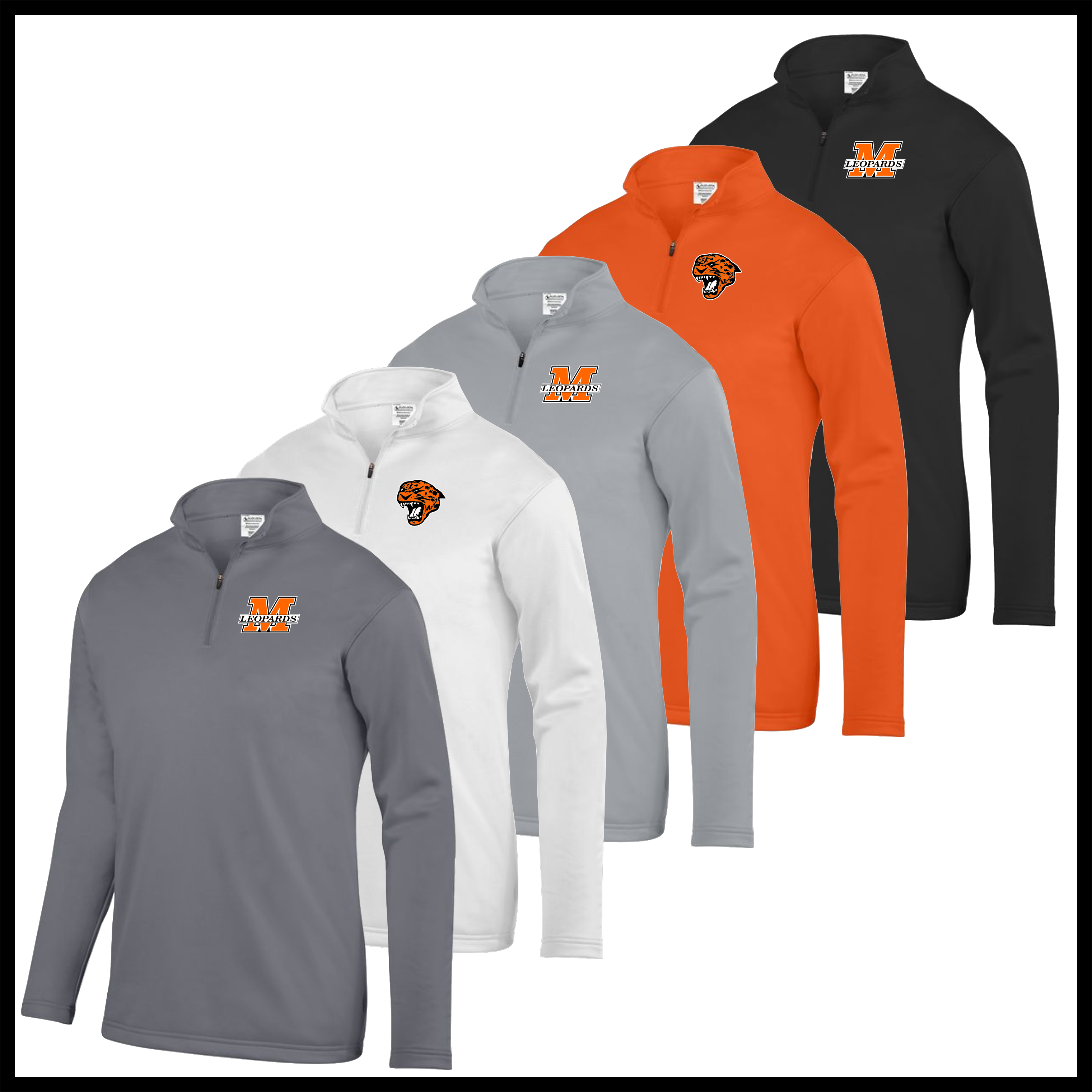 MES 100% Poly Wicking Fleece Quarter Zip Pullover