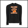 MES Malvern Elementary Paw Solid Print POCKET Crewneck Sweatshirt