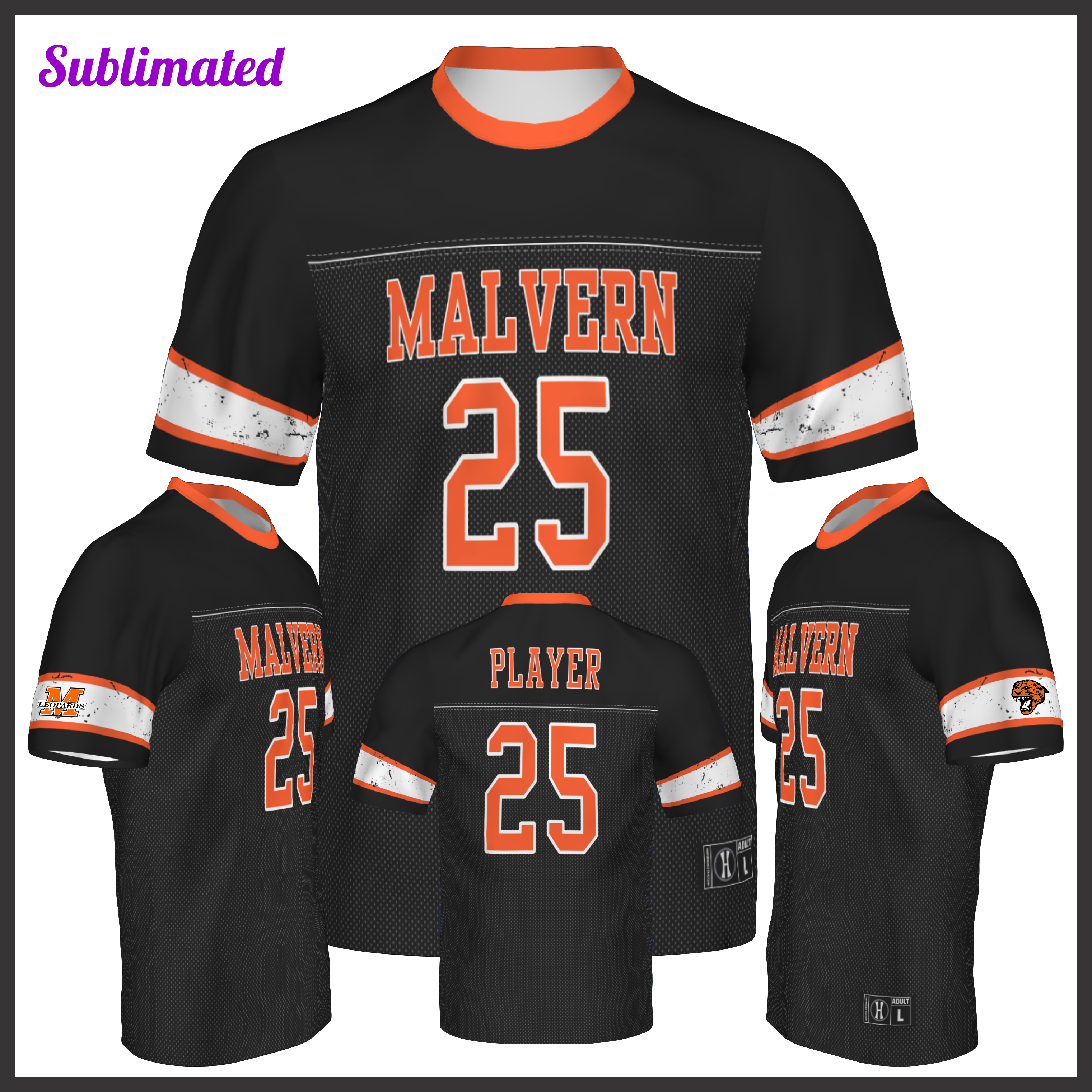 MES Sublimated Replica Football Jersey T-Shirt