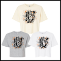 MES LLPO Malvern Elementary Splatter Print Boxy Crop T-Shirt