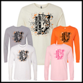 MES LLPO Malvern Elementary Splatter Print Long Sleeve Ringspun Cotton T-Shirt